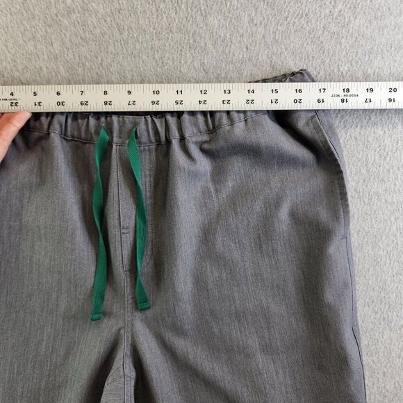 Figs Scrub Pants Mens Large Tall LT Gray Pisco Straight Leg Structured Fit - Picture 7 of 15